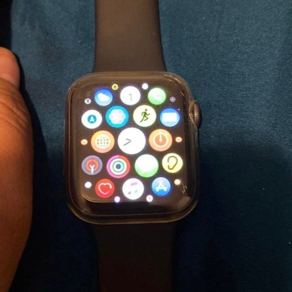 Apple Watch Series 5 44 mm Stainless Steel Space Black - Picture 1 of 6